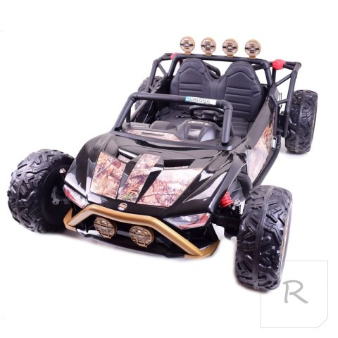 MEGA BUGGY BEAST DLA 2 DZIECI, 400 WAT, 24V, MIĘKKIE SIEDZENIE, MIĘKKIE KOŁA, WALIZKA NA AKUMULATOR,/JS3168