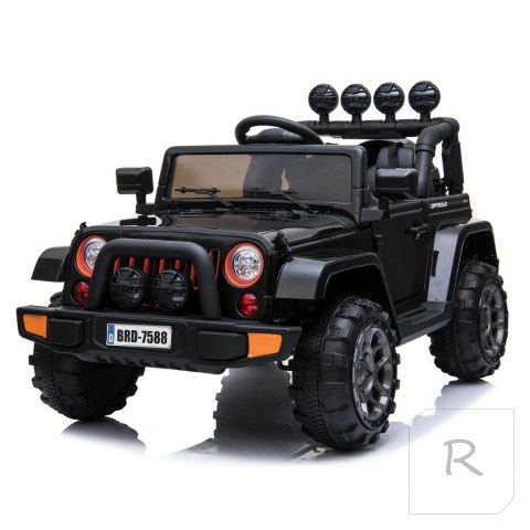 MEGA JEEP FULLTIME, NAPĘD 4X4, 1X12V ,WOLNY START/ MIĘKKIE KOŁA, EXCLUSIVE/7588