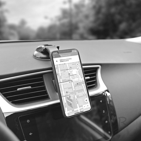 ColorWay | Dashboard-2 | Magnetic Car Holder For Smartphone | Adjustable | Magnetic | Gray | Panel or windshield mounting using