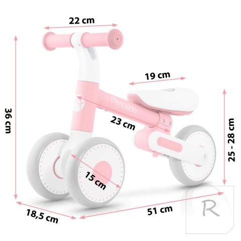 Rowerek biegowy dla dzieci Nukido NK-603