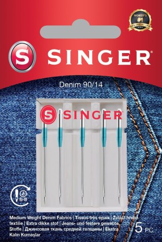 Singer | Denim Needle 90/14 5PK