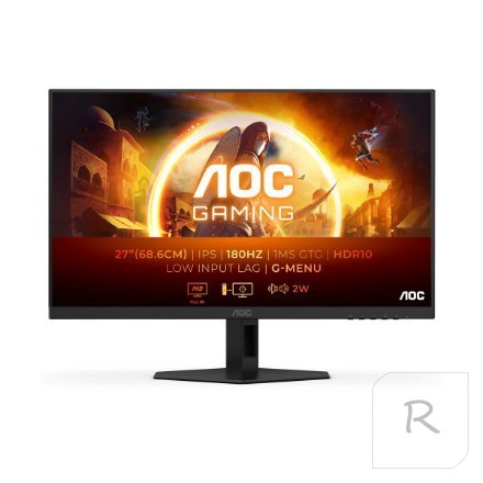 AOC AGON | 27G4XE | 27 in | IPS | Full HD (1080p) 1920 x 1080 at 180 Hz | 2xHDMI, DisplayPort | Tilt | Speaker(s)