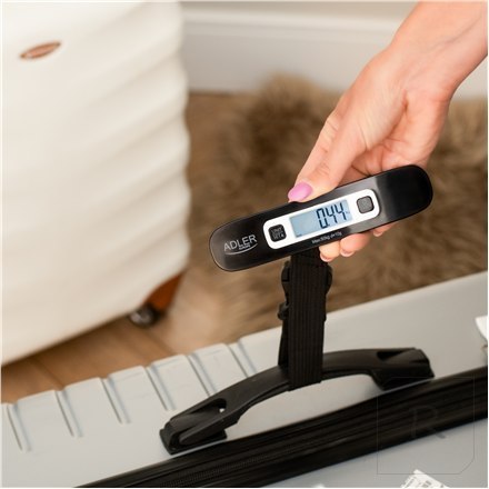 Adler | Travel Luggage Scale | AD 8190 | Maximum weight (capacity) 50 kg | Accuracy 10 g | Black