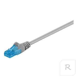 Goobay goobay patch cable - 5 m - grey | Male | RJ-45 | CAT 6a