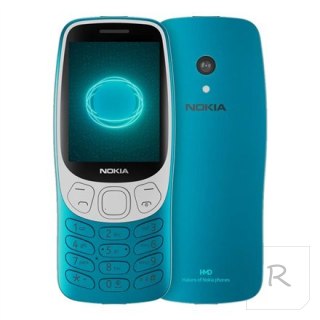 Nokia | 3210 4G (2024) | Scuba Blue | 2.4 " | 128 MB | 64 MB | Dual SIM | Bluetooth | 5.0 | USB version USB Type-C | Main camera