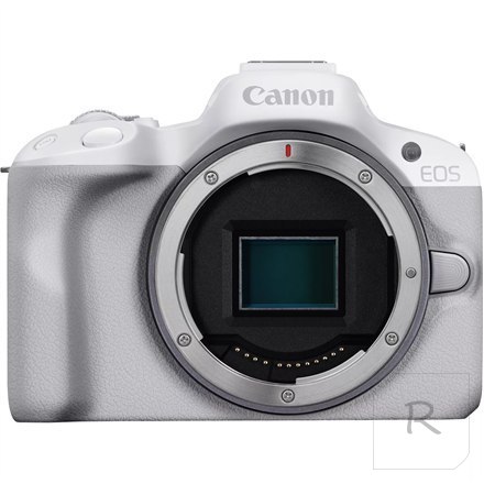 Canon EOS | R50 | RF-S 18-45mm F4.5-6.3 IS STM lens | Grey | White