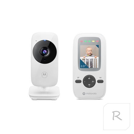 Motorola | Video Baby Monitor | VM481 2.0" | 2.0" diagonal color screen; LED sound level indicator; Infrared night vision; 2.4GH