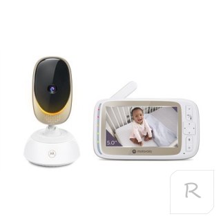 Motorola | Wi-Fi Video Baby Monitor with Mood Light | VM85 CONNECT 5.0" | 5" TFT color display with 480 x 272 resolution; Lullab