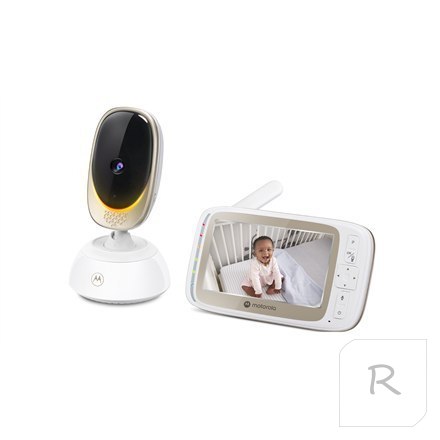 Motorola | Wi-Fi Video Baby Monitor with Mood Light | VM85 CONNECT 5.0" | 5" TFT color display with 480 x 272 resolution; Lullab