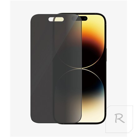 PanzerGlass | Screen protector - glass - with privacy filter | Apple iPhone 14 Pro | Black | Transparent