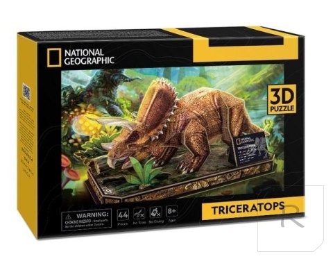 Puzzle 3D National Geographic Triceratops