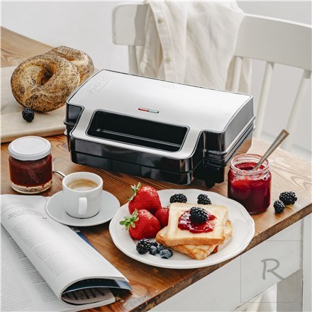 Sandwich maker 2 in 1 | AD 3073 | 1000 W | Number of plates 2 | Stainless Steel/Black