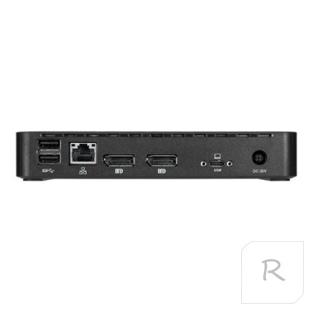 Universal Docking Station | DisplayLink USB-C with 65 W Power Delivery | Ethernet LAN (RJ-45) ports 1 | DisplayPorts quantity 2