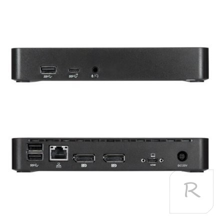 Universal Docking Station | DisplayLink USB-C with 65 W Power Delivery | Ethernet LAN (RJ-45) ports 1 | DisplayPorts quantity 2