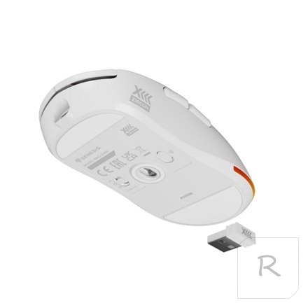 Zircon XIII Custom | Wireless | Gaming Mouse | 2.4 GHz, USB | White