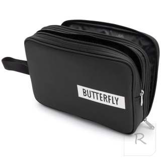 Pokrowiec na Rakietkę do Tenisa Stołowego BUTTERFLY DOUBLE BLACK