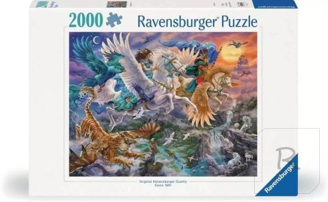 Puzzle 2000 Fantazja - Pegaz