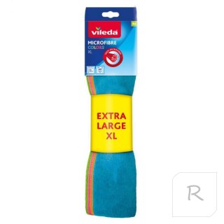 VILEDA ŚCIERKA MICROFIBRE COLORS EXTRA LARGE XL 4 SZT.