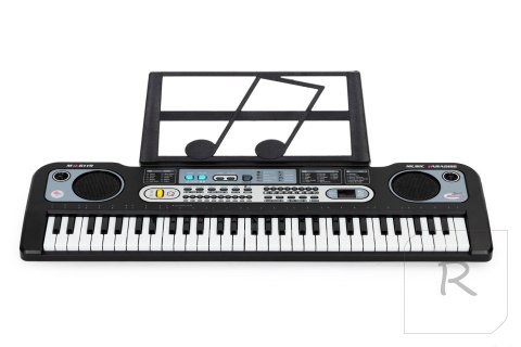 Duży keyboard pianino z mikrofonem dla dzieci + zasilacz