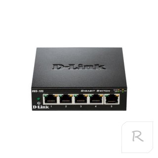 D-Link | Ethernet Switch | DGS-105/E | Unmanaged | Desktop | 10/100 Mbps (RJ-45) ports quantity | 1 Gbps (RJ-45) ports quantity