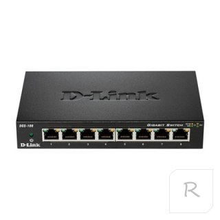 D-Link | Switch | DGS-108/E | Unmanaged | Desktop | 10/100 Mbps (RJ-45) ports quantity | 1 Gbps (RJ-45) ports quantity 8 | SFP p