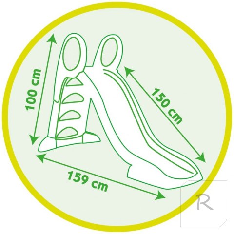 SMOBY Zjeżdżalnia My Slide Ślizg Wodny 150cm