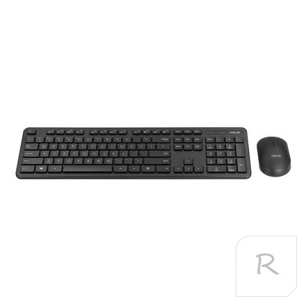 Asus | Keyboard and Mouse Set | CW100 | Keyboard and Mouse Set | Wireless | Mouse included | Batteries included | UI | Black | g