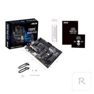 Asus | PRIME B450-PLUS | Processor family AMD | Processor socket AM4 | Memory slots 4 | Number of SATA connectors 6 x SATA 6Gb/s