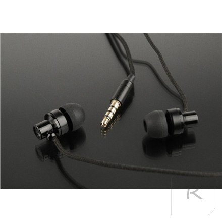 Gembird | Metal earphones with microphone ""Paris"" | Built-in microphone | 3.5 mm | Black