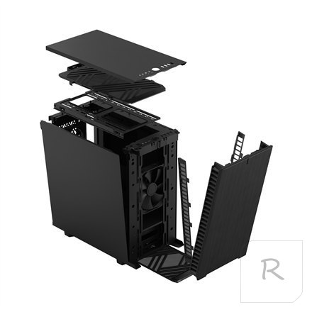 Fractal Design | Define 7 Mini | Black Solid | mATX, Mini-DTX, Mini ITX | Power supply included No | ATX