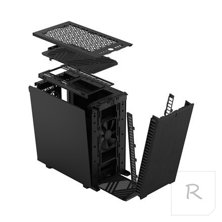 Fractal Design | Define 7 Mini | Black Solid | mATX, Mini-DTX, Mini ITX | Power supply included No | ATX