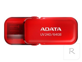 ADATA Karta Pamięci USB UV240 64 GB, Czerwona