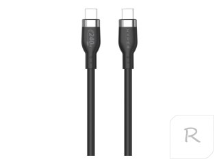 Black USB-C cable Male 24 pin USB-C 1 m Male 24 pin USB-C