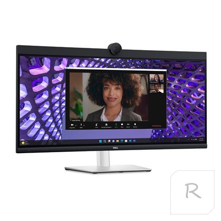 Dell | Monitor P3424WEB | 34 cali | IPS | 3440 x 1440 pikseli | Format 21:9 | Czas reakcji 5 ms | Jasność 300 cd/m² | Kolor Czar