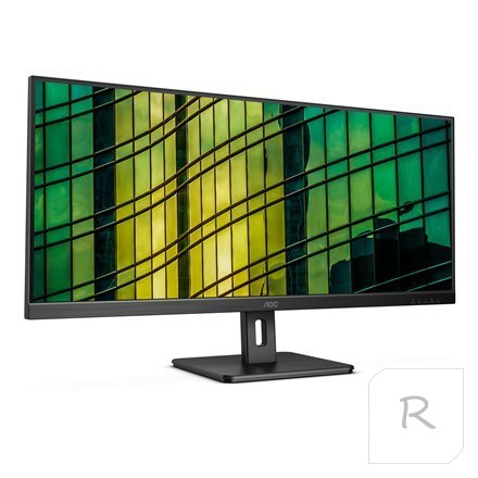 AOC | Monitor | U34E2M | 34 " | VA | WQHD | 21:9 | 100 Hz | 4 ms | 3440 x 1440 | 300 cd/m² | HDMI ports quantity 2 | Black