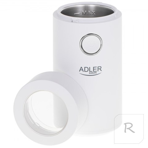 Adler | AD 4446ws | Coffee Mill | 150 W | Coffee beans capacity 75 g | Number of cups pc(s) | White