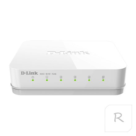 D-Link | Switch | GO-SW-5G/E | Unmanaged | Desktop | 10/100 Mbps (RJ-45) ports quantity | 1 Gbps (RJ-45) ports quantity 5 | SFP