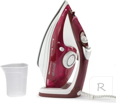 Gorenje | SIH3000RBC | Steam Iron | Steam Iron | 3000 W | Water tank capacity 350 ml | Continuous steam 40 g/min | Steam boost p