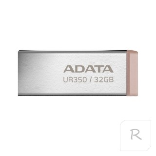 ADATA | Pamięć USB | UR350 | 32 GB | USB 3.2 Gen1 | Brązowy