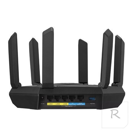 Asus | Wifi 6 802.11ax Tri-band Gigabit Gaming Router | RT-AXE7800 | 802.11ax | 574+4804+2402 Mbit/s | 10/100/1000 Mbit/s | Ethe