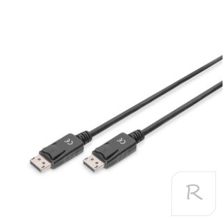 Digitus | DisplayPort cable | Male | 20 pin DisplayPort | Male | Black | 20 pin DisplayPort | 2 m