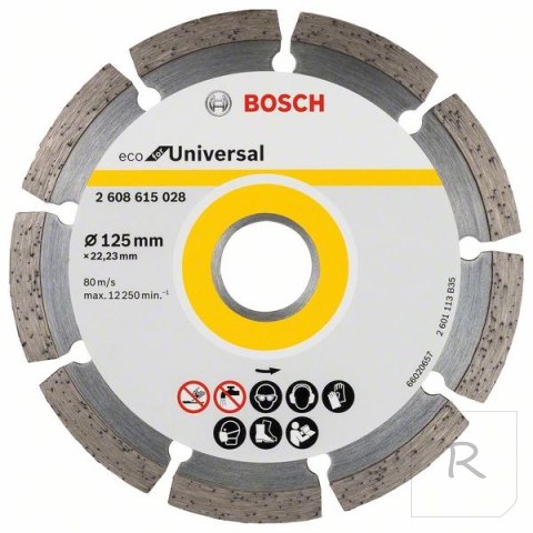 TARCZA DIAMENTOWA BUDOWLANA ECO SEGMENTOWA 125MM