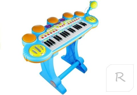 Organy Pianinko Keyboard Perkusja Stołek