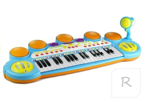 Organy Pianinko Keyboard Perkusja Stołek