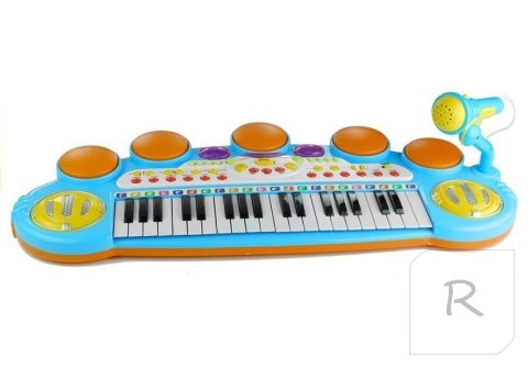 Organy Pianinko Keyboard Perkusja Stołek