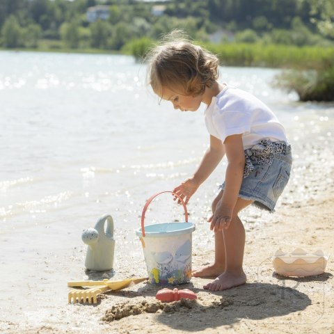 SMOBY GREEN Wiaderko z Akcesoriami do Piasku i Konewką z Bioplastiku