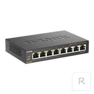 D-Link | 8-Port Gigabit PoE Switch (4xPoE) | DGS-1008P | Unmanaged | Desktop | Power supply type External