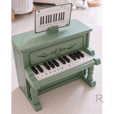 CLASSIC WORLD Pianinko Vintage + Książeczka do Nauki