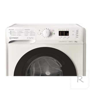 INDESIT | MTWSA 61294 WK EE | Washing machine | Energy efficiency class C | Front loading | Washing capacity 6 kg | 1151 RPM | D