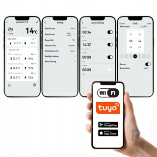 Stacja pogodowa WIFI pomiar jakości powietrza